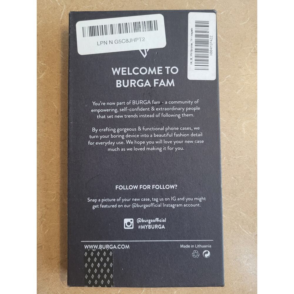 Burga iP 15 Pro Max Phone Case Imperial Design Magsafe NEW - Picture 6 of 6